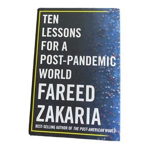 Hardcover book TEN LESSONS FOR A POST-PANDEMIC WORLD by Fareed Zakaria